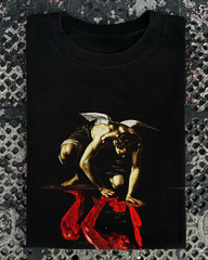 Lucifer Was Once An Angel T-Shirt Dark Gothic Graphic Tee Unisex S-5XL