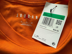 Nike Air Jordan Embroidered Jumpman T-Shirt Mens Sz M – L – XL – 2XL Orange New
