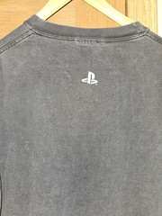Vintage PlayStation Shirt Mens XL Black Sony Video Game Promo Rare