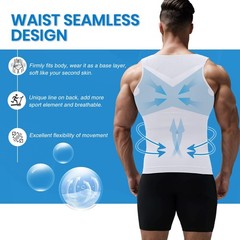 Men’s Gynecomastia Compression Shirt – Slimming Tummy Control Shapewear Vest