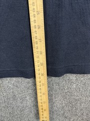 VTG Y2K Southpole Long Sleeve Thermal Shirt Waffle Knit Navy Blue Mens XL Skate