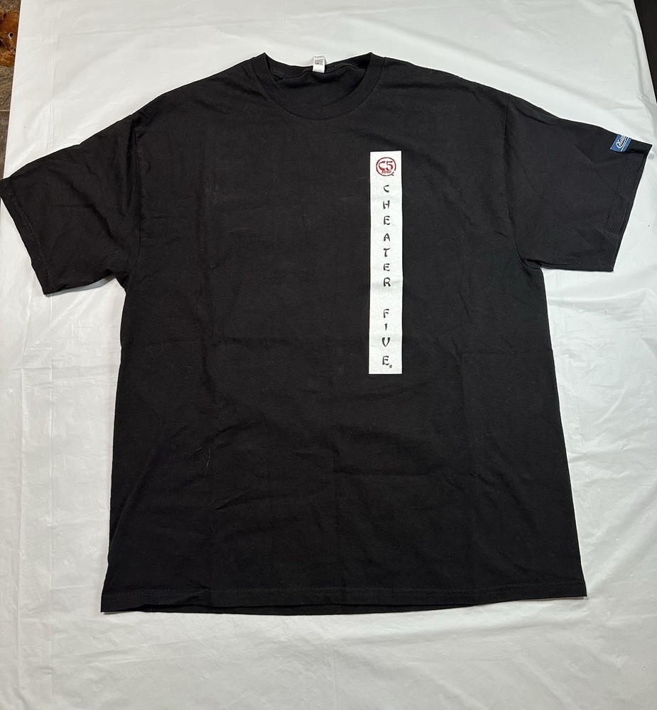 Black “Cheater Five” T-Shirt