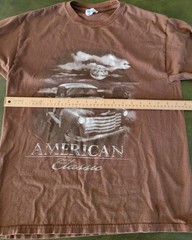 Delta Pro Weight Men’s Medium American Classic Truck Brown T-Shirt