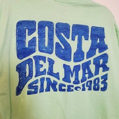 Costa Del Mar T-Shirt Men’s XL Mint Green Logo Graphic Tee Short Sleeve