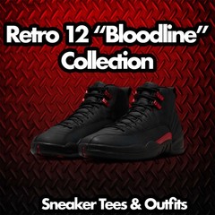 T-Shirt To Match Jordan 12 Bloodline Sneakers – Fly Kicks Sneaker Tee