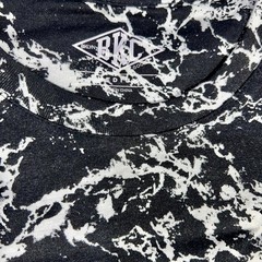 BKC Men’s Marble Design T-Shirt – Medium Size (Black & White Print)