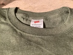 Hanes Mens ECOSMART T-Shirt POLY Cotton GREEN T Shirt Plain Tee Top 3X NEW