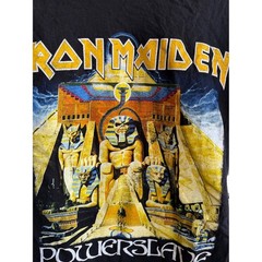 Iron Maiden Powerslave Tour 84-85 Graphic T-Shirt Black Small