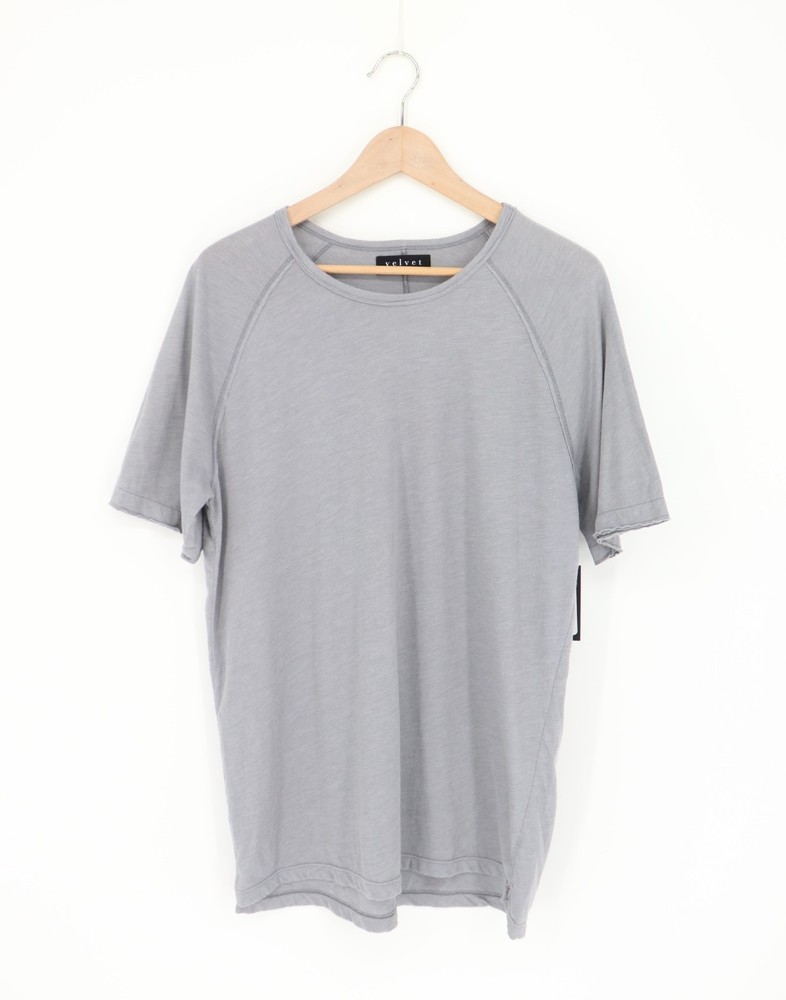 VELVET By Graham & Spencer Mens Marquis Raglan Tee Prism M $98 A4