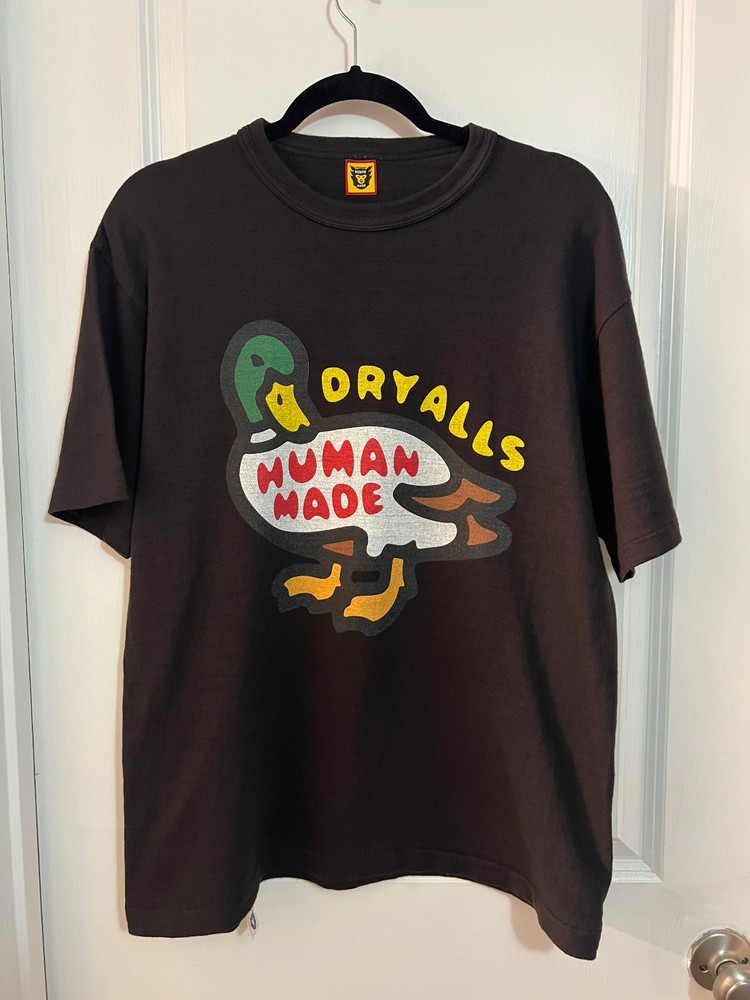 Human Made Duck T-Shirt Black, Dry-Alls, Size L