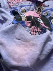 The Black Dahlia x Mishka RARE HYPERCOLOR Purple/Pink color changing Shirt XL
