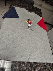 Polo Ralph Lauren Polo Player Bear T-Shirt Gray Big & Tall Men’s Size 4XB