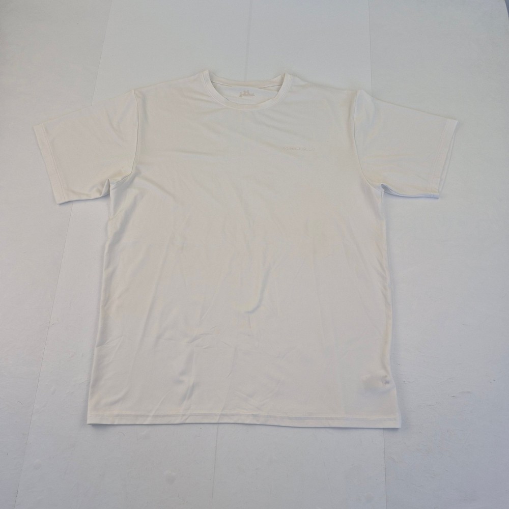 UNDER ARMOUR T-Shirt XL White Men’s Polyester Elastane Sportswear