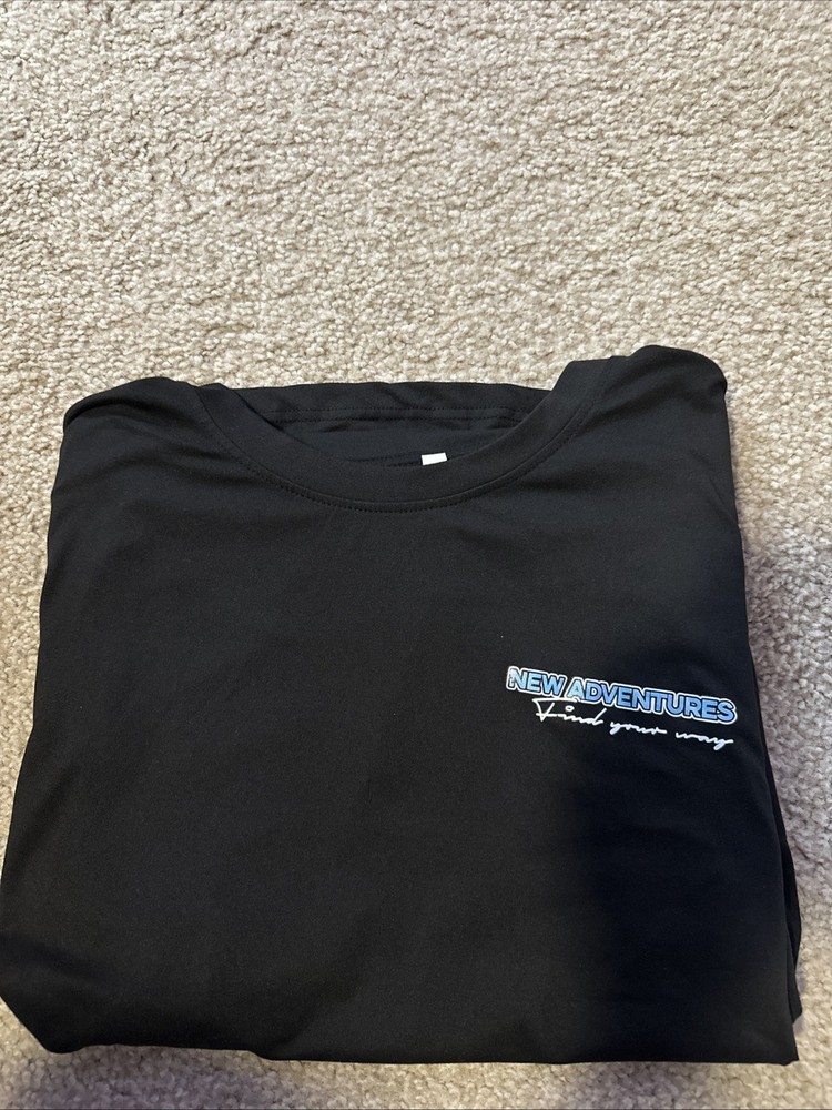 LosAngeles Racing Shirt Black and Blue Size Large
