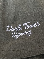 VTG 1992 Habitat Devils Tower Wolf T-Shirt XL Single Stitch USA Distressed
