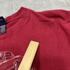 Ford Mustang Shirt Mens XL Red Short Sleeve Crewneck Graphic Choice Apparel Logo