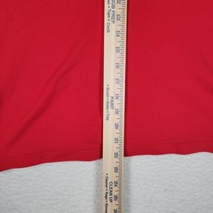 Ralph Lauren Sport Turtleneck Mens Size M Red Long Sleeve Cotton Pony Logo