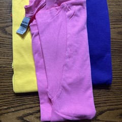 Gilden Heavy Cotton T-shirts Multicolors Size Large No Pocket Set Of Five