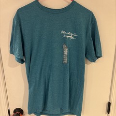 White Marlin Open Blue T-Shirt 2024 Size Medium NWT