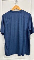 Glacier Performance Men’s Medium T-shirt Blue, Super-soft UPF 30, Moist. Wicking