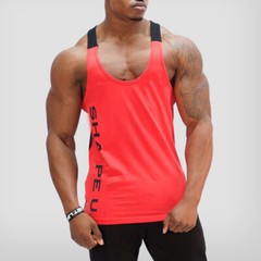 Men’s Sleeveless Workout Tank Top Bodybuilding Gym Sports Muscle Fitness T-Shirt