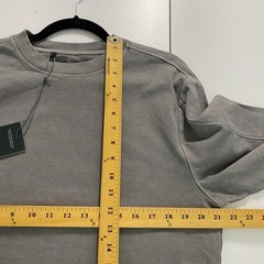 VRST Heavyweight Tee Mens Medium Long Sleeve T Shirt Gray Crew Neck
