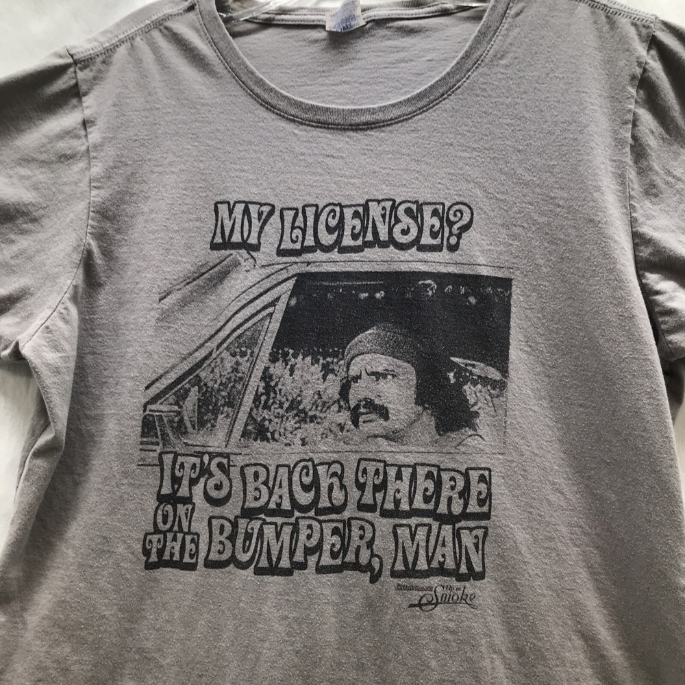 Cheech & Chong Up In Smoke Tshirt My License? Adult See Description