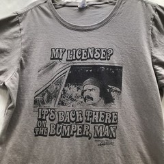 Cheech & Chong Up In Smoke Tshirt My License? Adult See Description