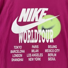 Nike Shirt Mens Medium Pink World Tour Move Your Body Graphic Tee T-Shirt