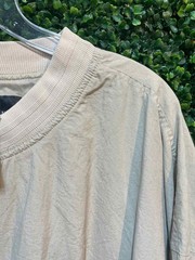 Vintage Mens size 2XL Beige Pierre Cardin Pullover Windbreaker