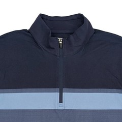 PGA TOUR Mens Blue Lightweight Golf Quarter Zip Shirt Jacket