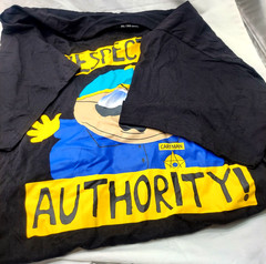 Respect My Authority! Cartman South Park T-shirt NWT 3XL Uni Black