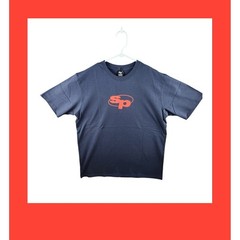 NWT Seoul Projects SP Sport Tee Navy Blue Red Logo T-Shirt SS XL