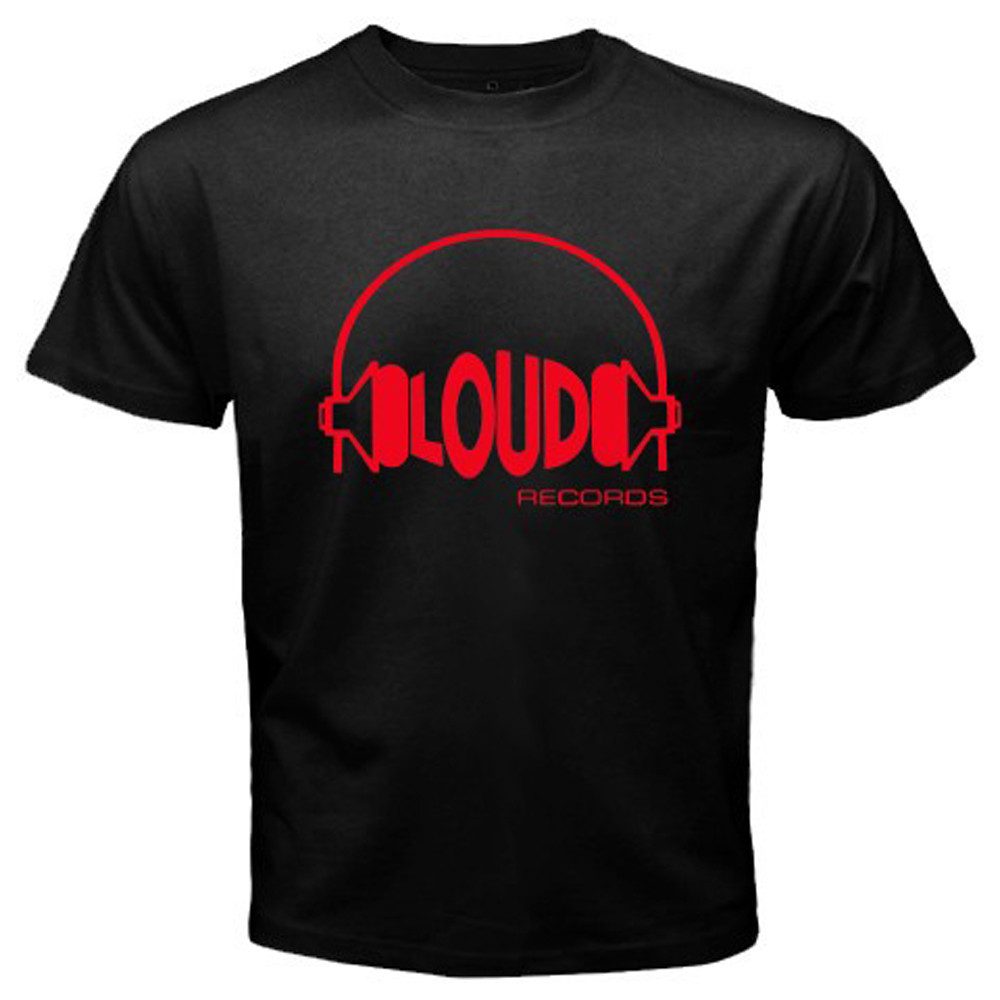LOUD RECORDS Men’s Black T-Shirt Size S-5XL