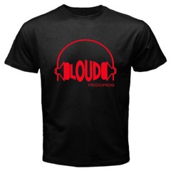 LOUD RECORDS Men’s Black T-Shirt Size S-5XL