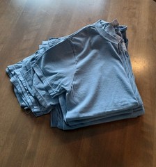 Comfort Colors Blank T-Shirt Blue Jean – 11 SHIRTS – VARIOUS SIZES – S, M, L, XL