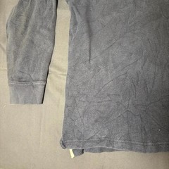 RedHead Thermal Shirt Mens Large Navy Blue Waffle Knit Cotton Henley Neck Casual