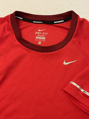 MINT NIKE RUNNING DRI-FIT MILER MENS SHORT SLEEVE T SHIRT Sz SMALL