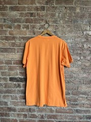 Shanghai Tang Men’s Mao Tee, Sz Large, Bright Orange 100% Cotton
