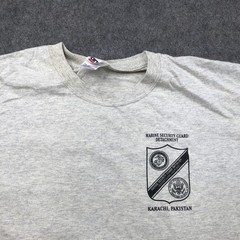Vintage Marine Shirt Mens XL Legion Of Doom Karachi Pakistan Security Guard 90s