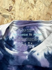 Denim & Flower Ricky Singh Tie Dye T-Shirt Mens Large Purple Blue Take A Hike
