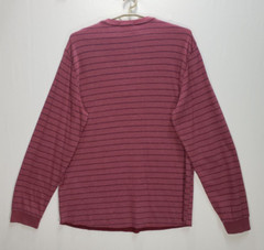 NEW Marine Layer Mens Henley T-Shirt XL Double Knit Burgundy Long Sleeve $78