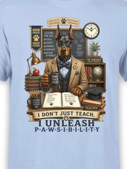 Pawsibility Professor Doberman T-Shirt | Unisex