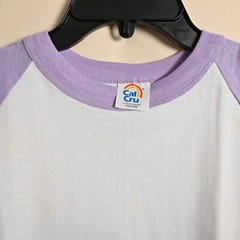 Vintage Cal Cru Baseball T-Shirts 3/4-Sleeve Size M – Lot of 2 – 4269