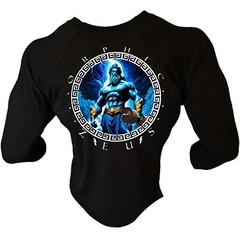 Iron Gods Orphic Zeus Gym T-Shirt, Gym Outfit, Greek God Clothing, Workout Shirt