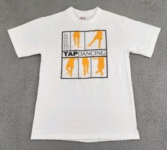 VINTAGE Tap Dancing Shirt Mens Medium Waltz Routine Step Single Stitch Adult A31