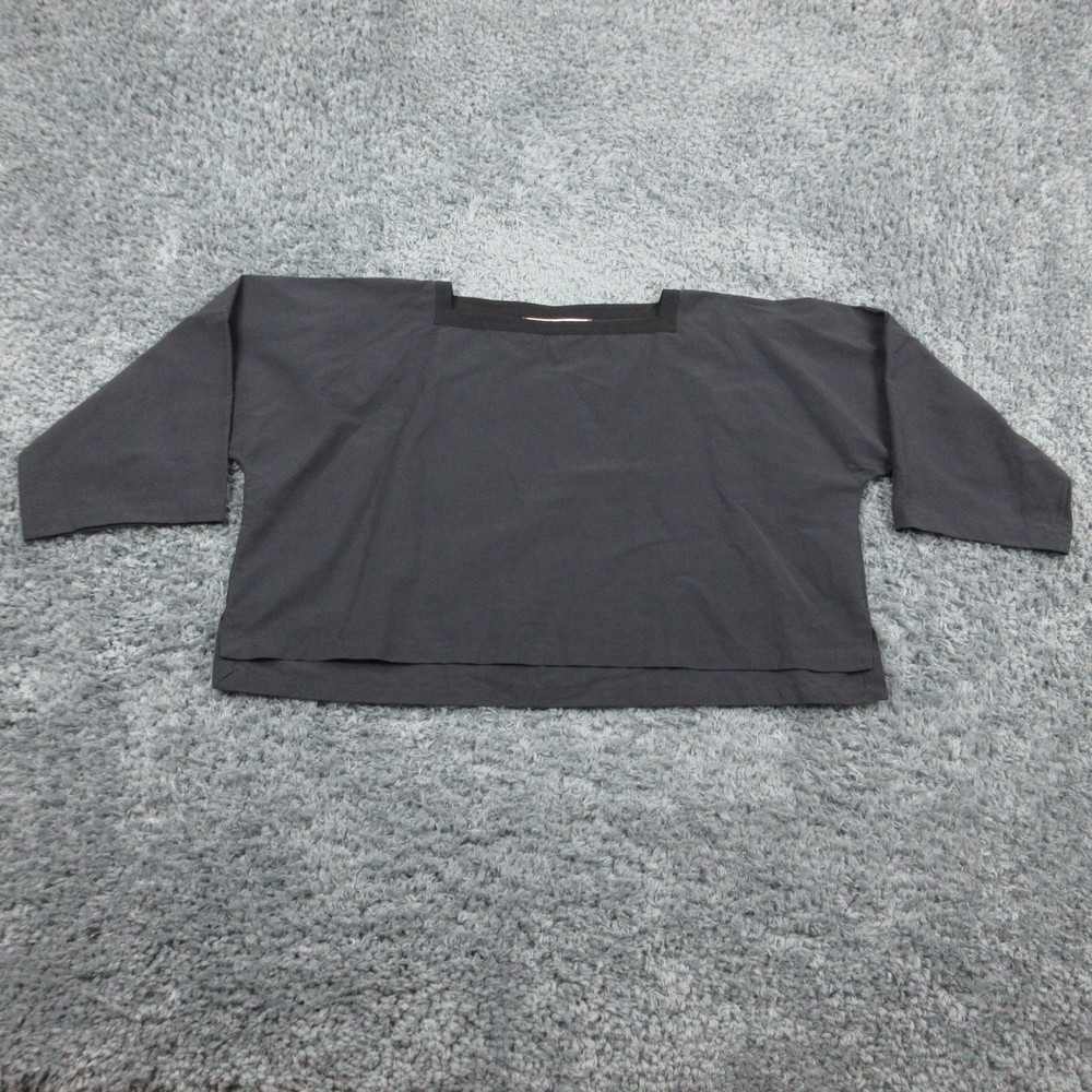 Marni Shirt Womens 44 Black Boxy Square Neck Summer Edition 2012 Made Portugal