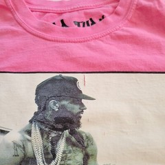 Nipsey Hussle T shirt MED Pink Marathon Continues Mixtape Hip Hop Rose Clique