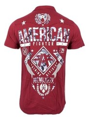 AMERICAN FIGHTER LANDER Men’s Polo Biker MMA