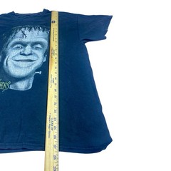 Vintage The Munsters T-Shirt Mens LARGE Black Herman Munster Distressed Graphic
